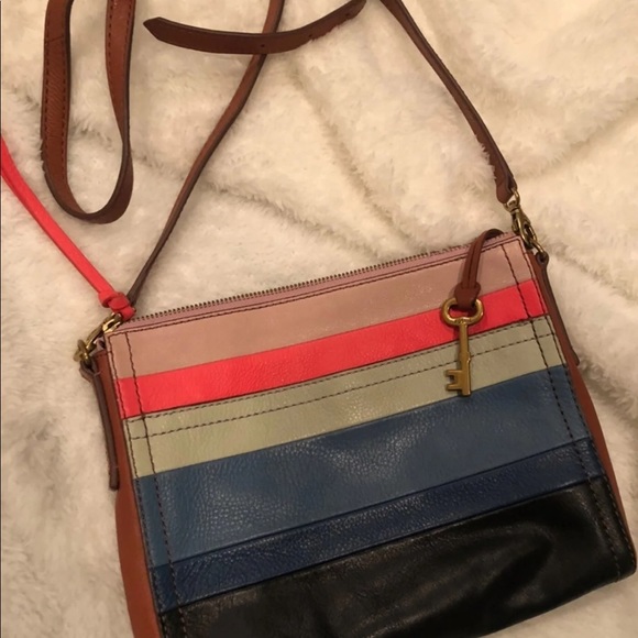 Fossil Emma EW Multicolor Crossbody Bag - Picture 1 of 4